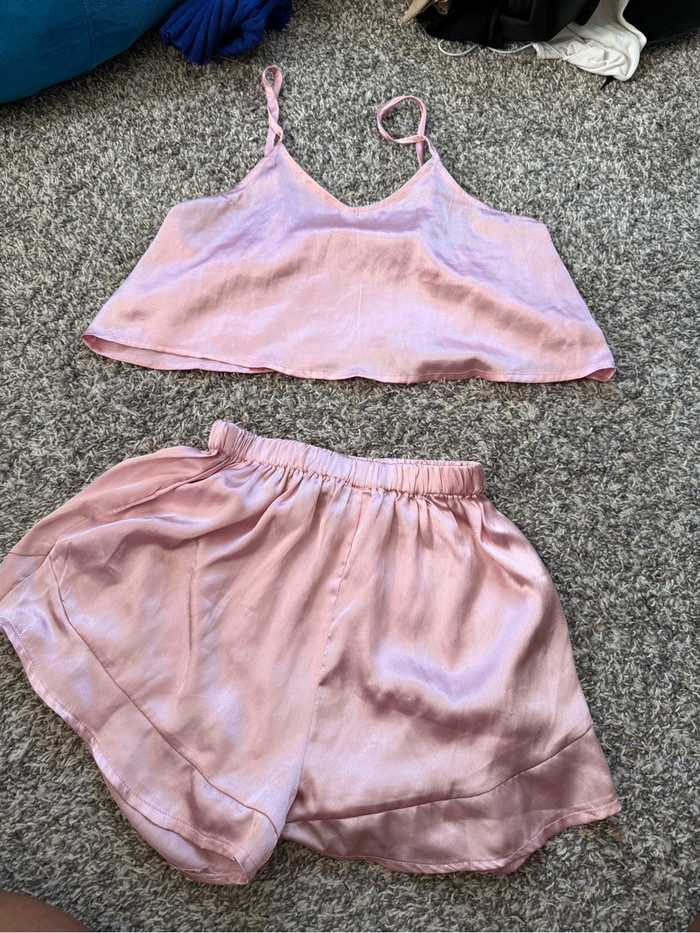 PrettyLittleThing Satin PJ set